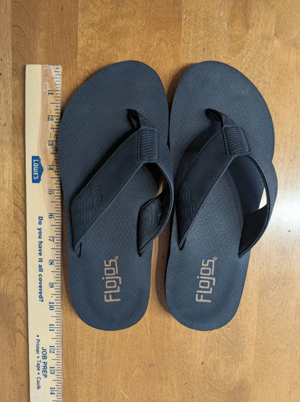 Flojos Black Men's Flip Flops